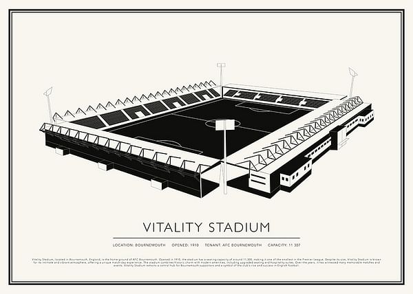 Poster Vitality Stadium Vintage Sketch 02 EN