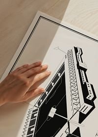 Poster Vitality Stadium Vintage Sketch-3