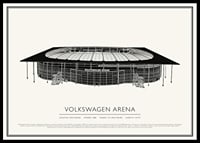 Volkswagen Arena Vintage Sketch plakāts-0
