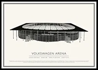 Volkswagen Arena Vintage Sketch poster-0