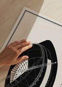 Poster cu schiță de epocă pe stadionul Wembley-3