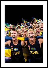 Jonatan Hellvig Och David Åhman OS-Guld Poster-0