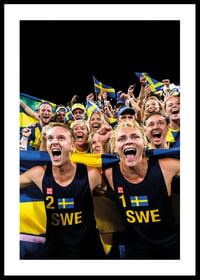 Jonatan Hellvig Och David Åhman OS-Guld Poster-0