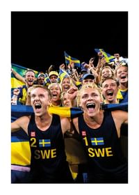 Jonatan Hellvig Och David Åhman OS-Guld Poster-1