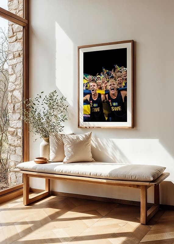 Jonatan Hellvig Och David Åhman OS-Guld Poster-12