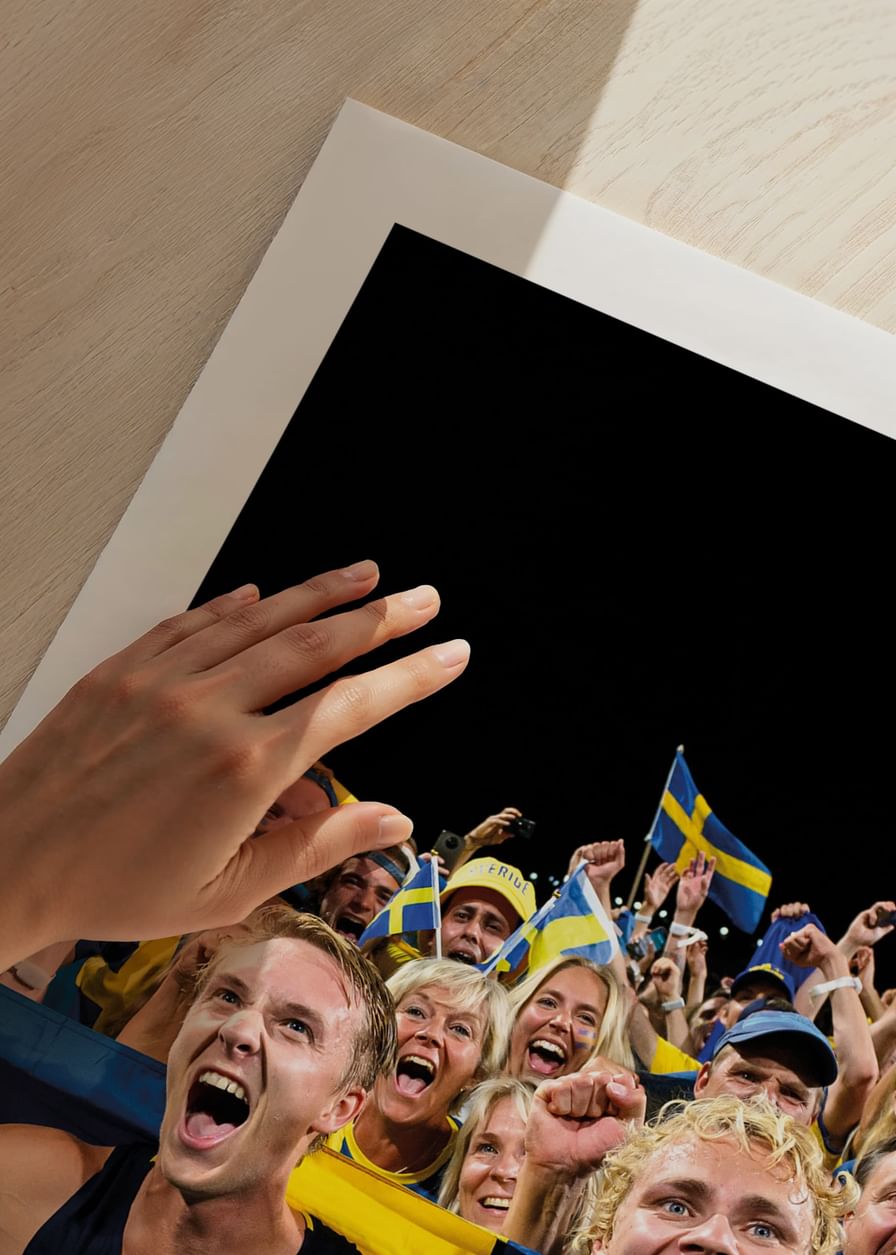 Jonatan Hellvig Och David Åhman OS-Guld Poster-12