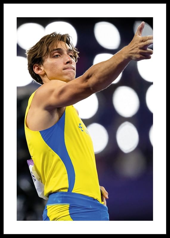 Armand Duplantis OS-Guld Paris 2024 Poster-12