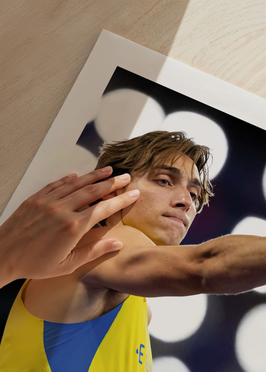 Armand Duplantis OS-Guld Paris 2024 Poster-12