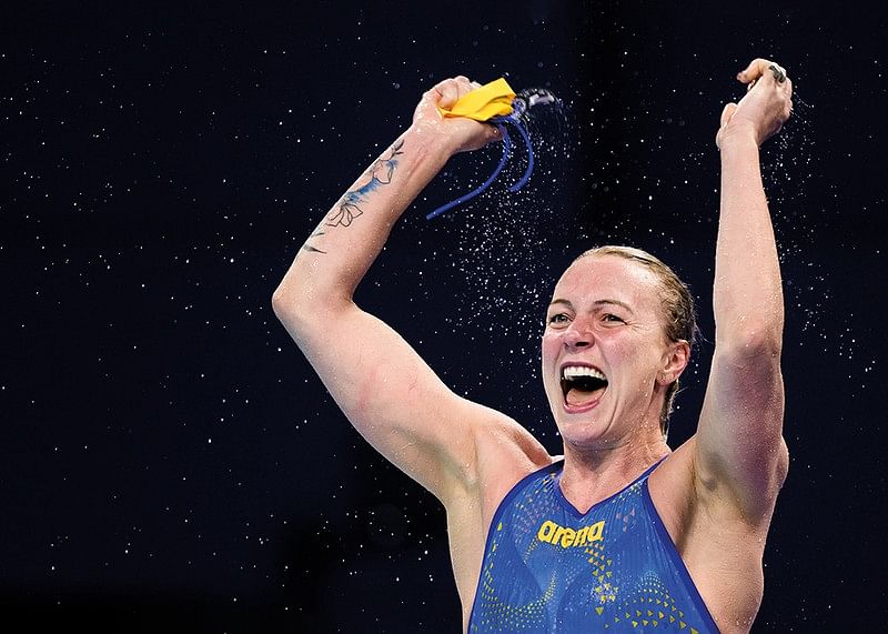 Sarah Sjöström OS-Guld Paris Poster-12