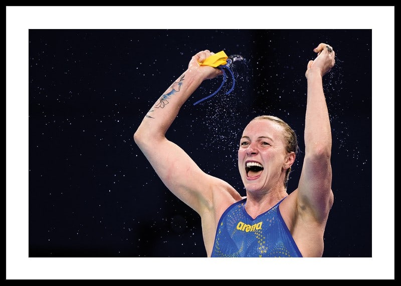 Sarah Sjöström OS-Guld Paris Poster-12
