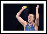 Sarah Sjöström OS-Guld Paris Poster-0