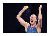 Sarah Sjöström OS-Guld Paris Poster-1
