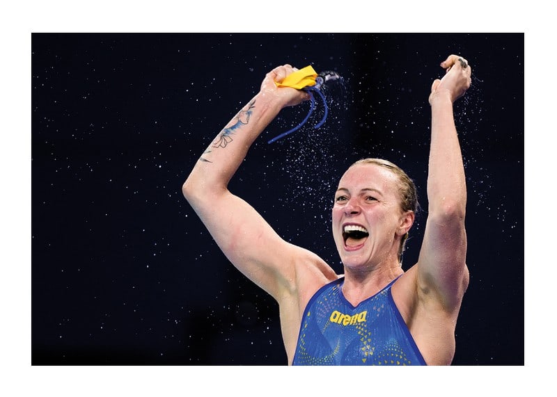 Sarah Sjöström OS-Guld Paris Poster-12