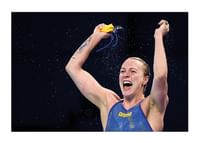 Sarah Sjöström OS-Guld Paris Poster-1
