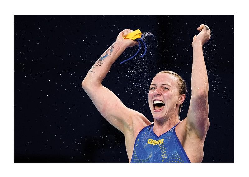 Sarah Sjöström OS-Guld Paris Poster-12