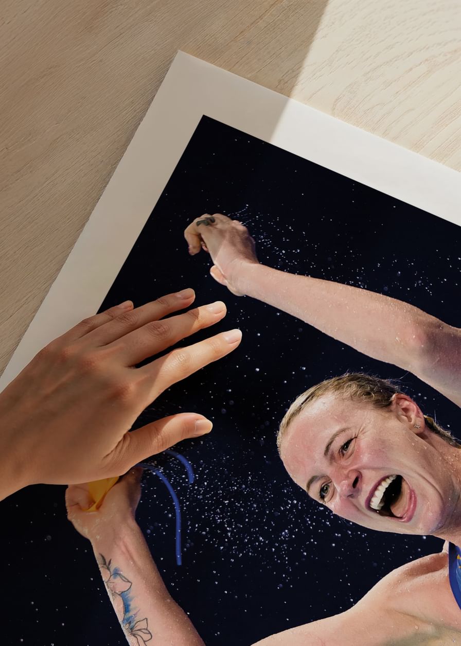 Sarah Sjöström OS-Guld Paris Poster-12