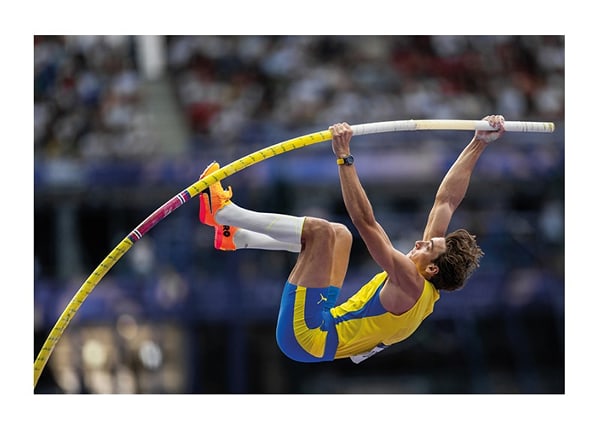 Poster Armand Duplantis OS-Guld Paris 2024 No1