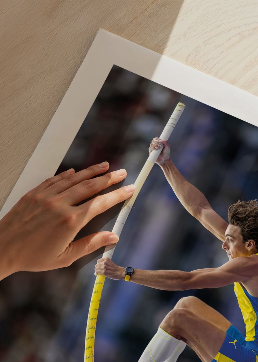 Armand Duplantis OS-Guld Paris 2024 Poster-12