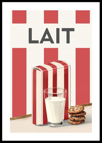 Affiche Lait Rouge