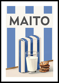 Maito Sininen Juliste-0