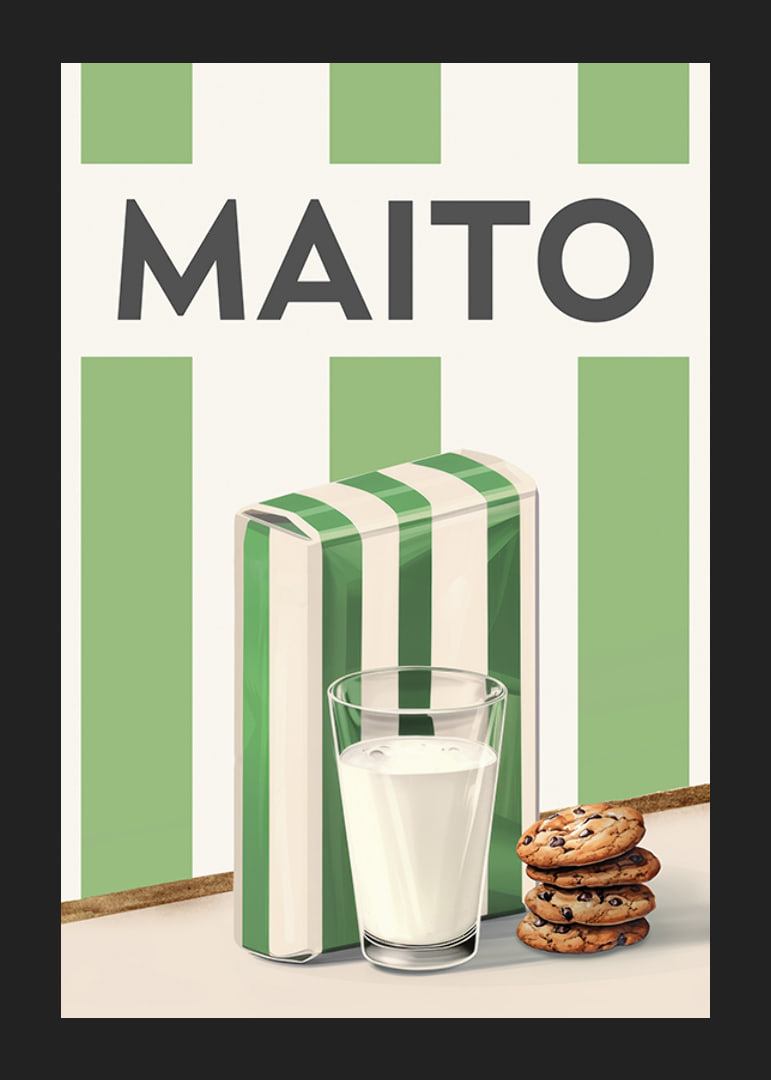 Maito Vihreä Juliste-12