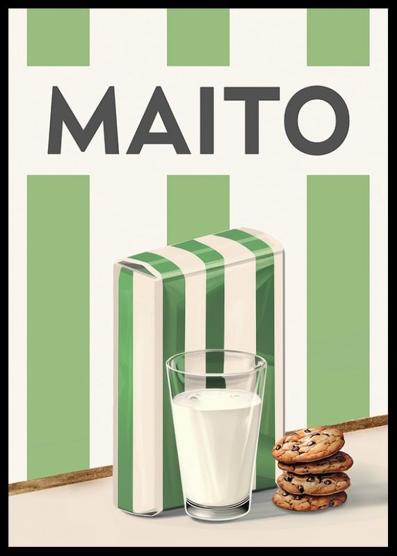 Maito Vihreä Juliste-12