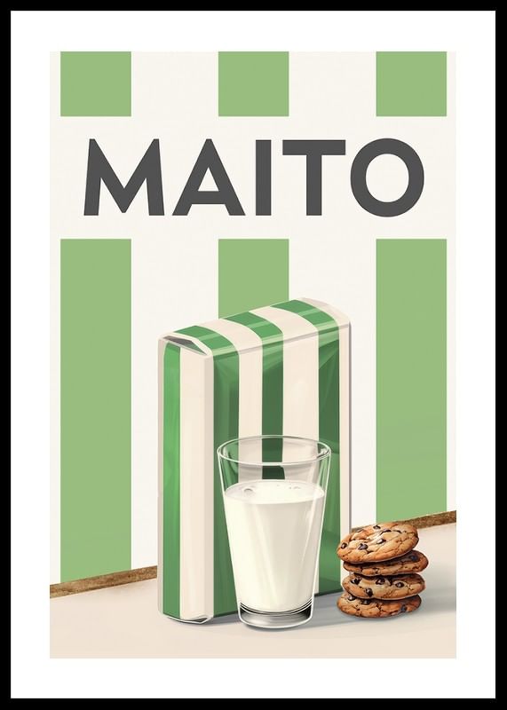 Maito Vihreä Juliste-12