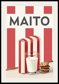 Maito Punainen Juliste-2