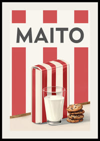 Maito Punainen Juliste-2