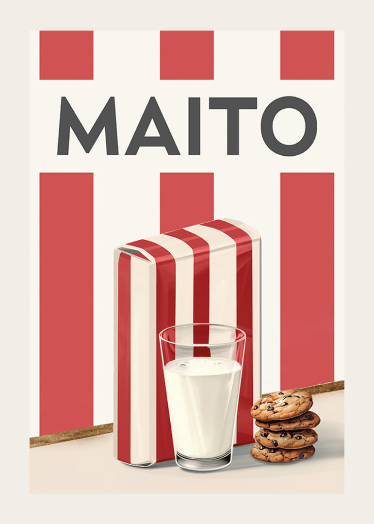 Maito Punainen Juliste-12