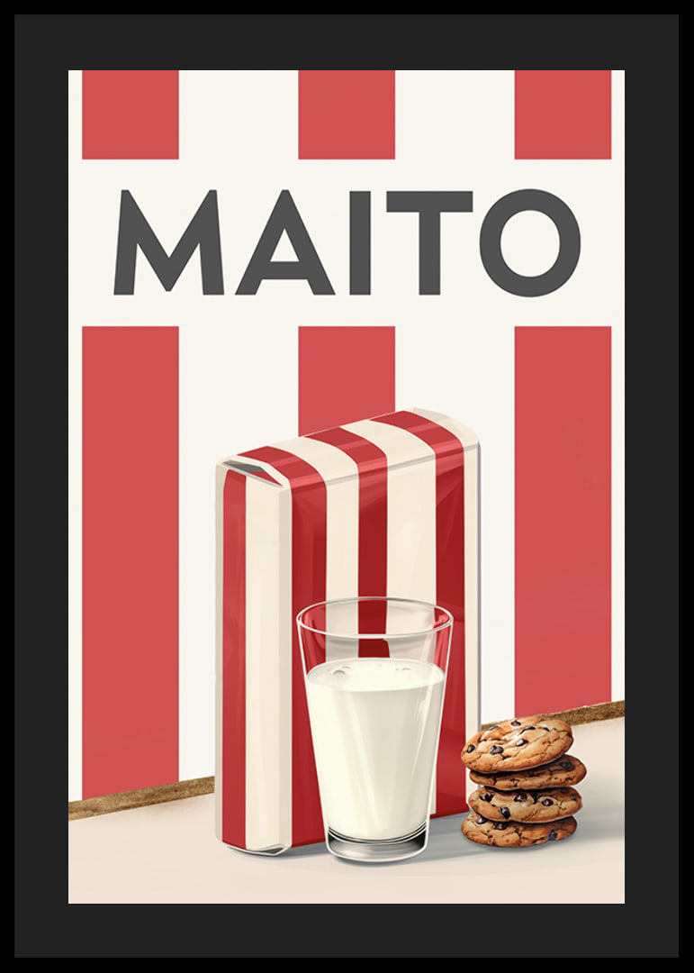Maito Punainen Juliste-12