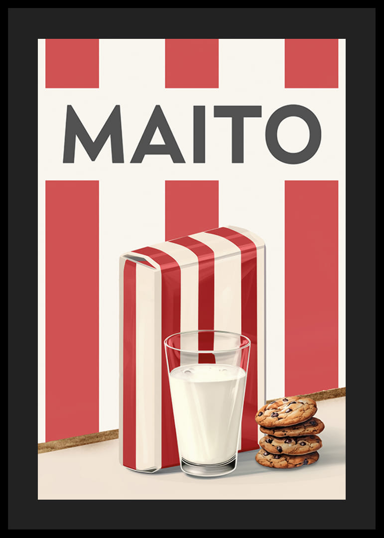 Maito Punainen Juliste-12