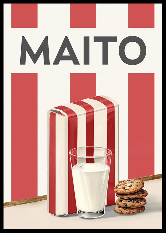 Maito Punainen Juliste-12