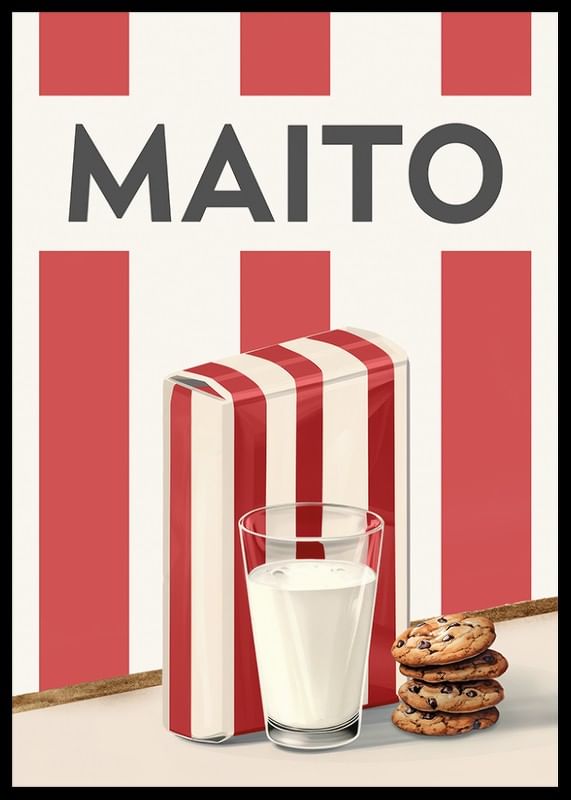 Maito Punainen Juliste-12