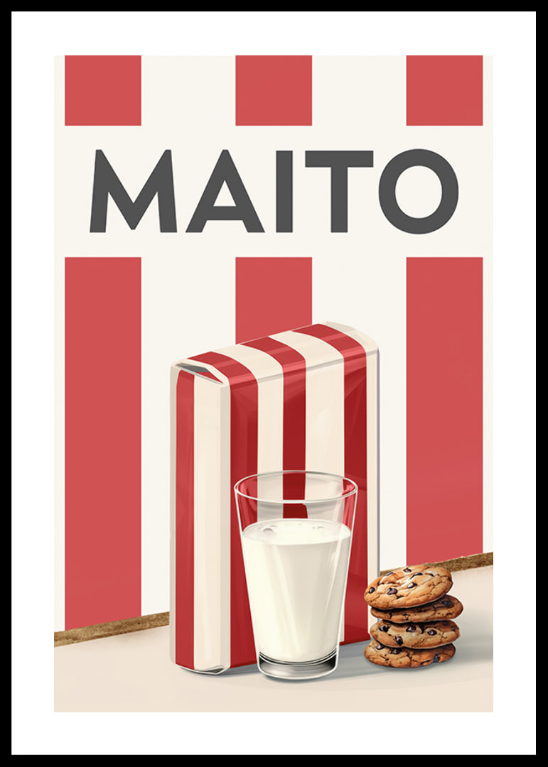 Maito Punainen Juliste-12