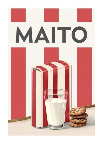 Juliste Maito Punainen