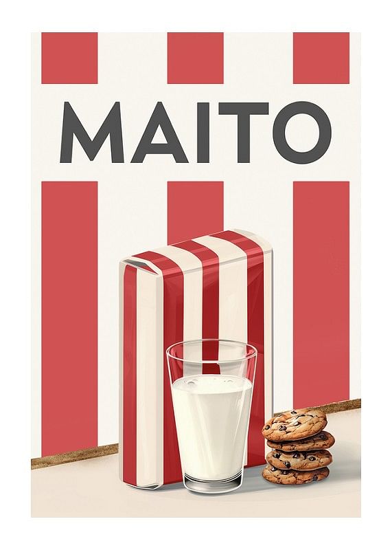 Juliste Maito Punainen