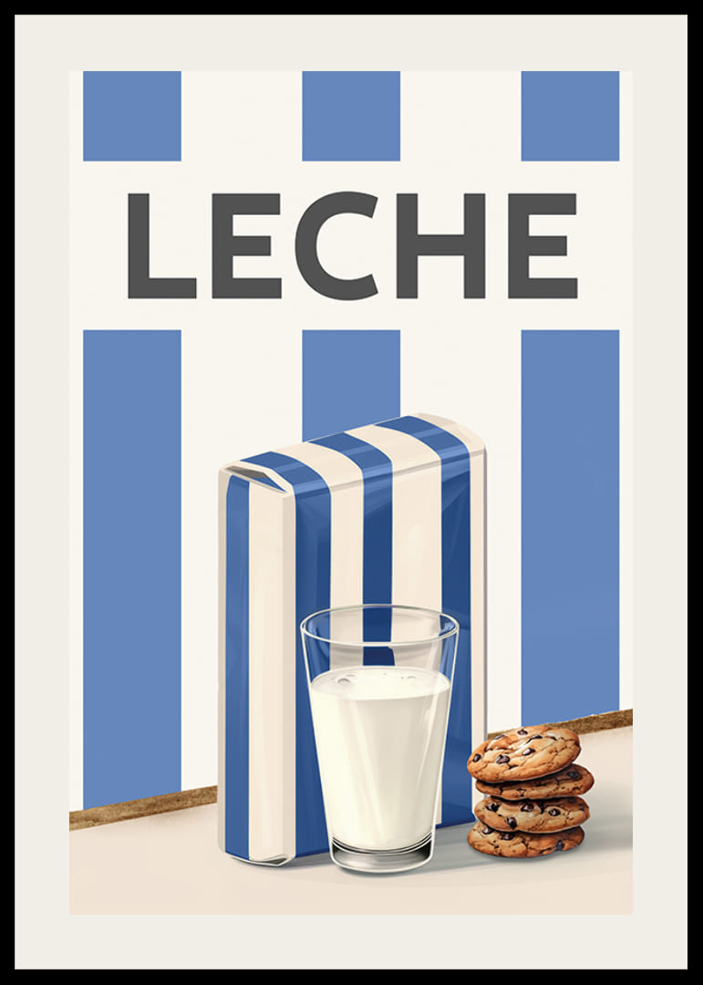 Leche Azul Póster-12