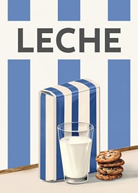 Leche Azul Póster-7