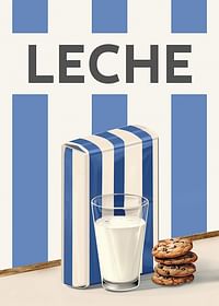 Leche Azul Póster-3