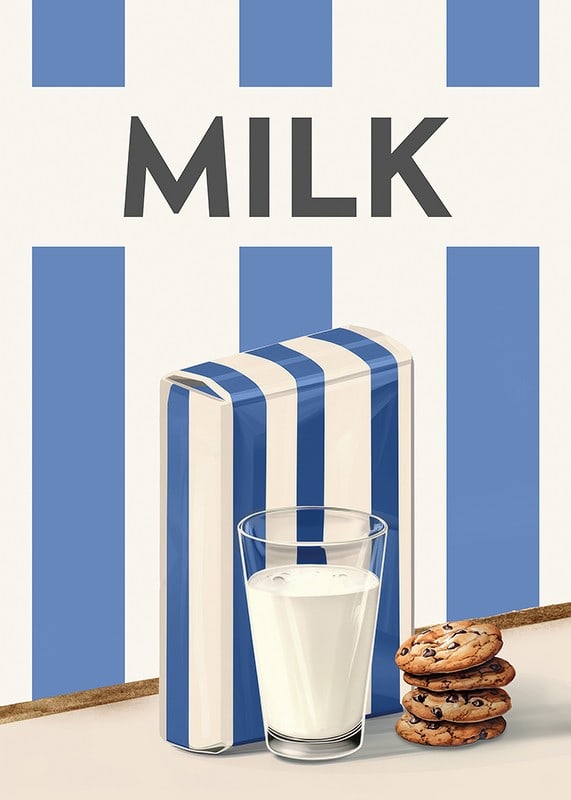 Poster Leite Azul-12