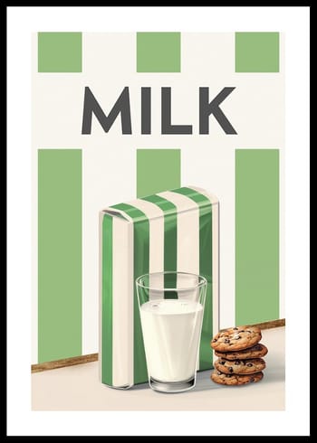 Plakatas Milk Green