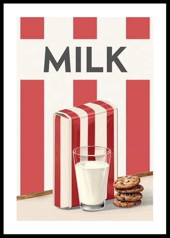Poster Milk Red
