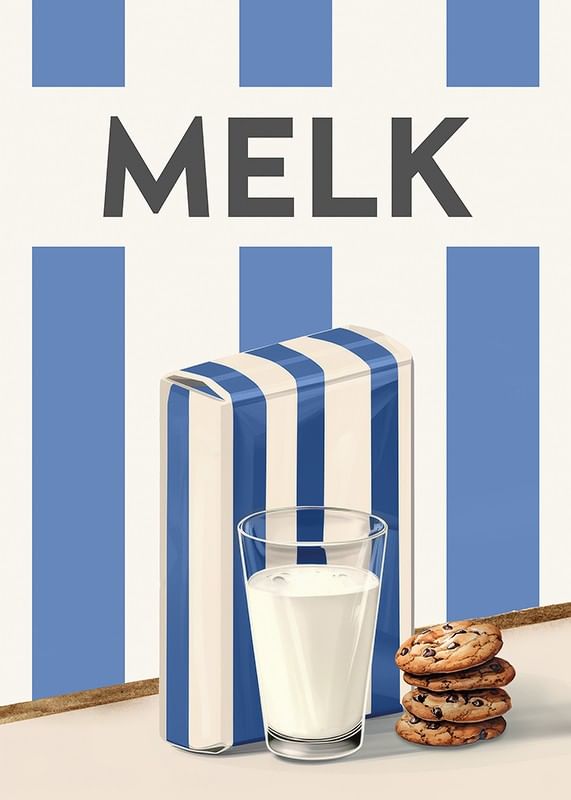 Melk Blå Poster-12
