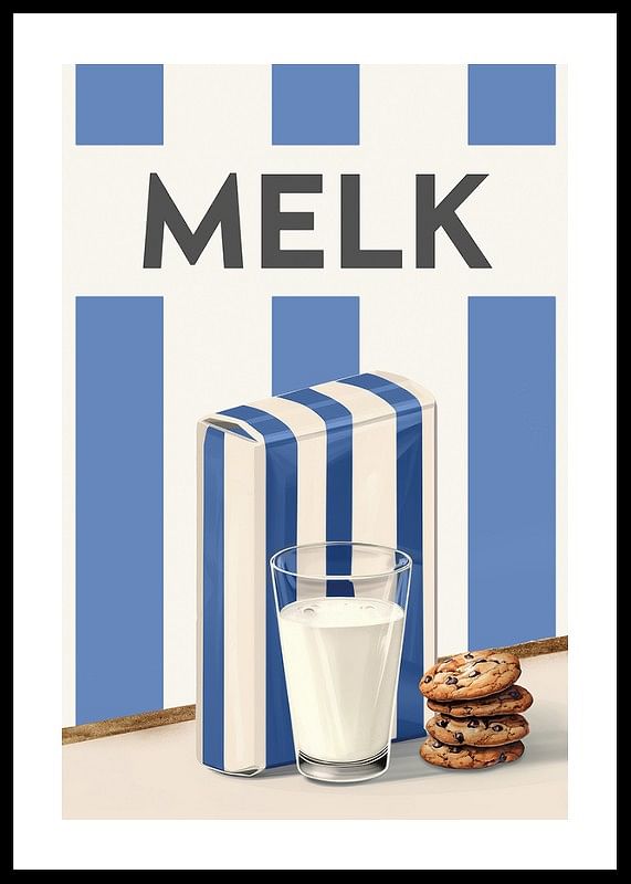 Melk Blå Poster-12