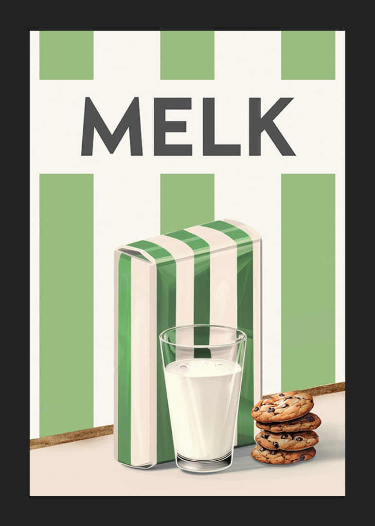 Melk Grønn Poster-12