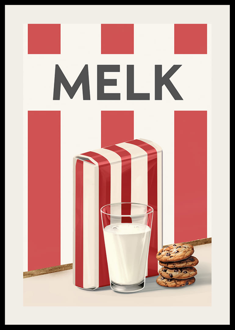 Melk Rød Poster-12