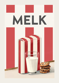 Melk Rød Poster-3