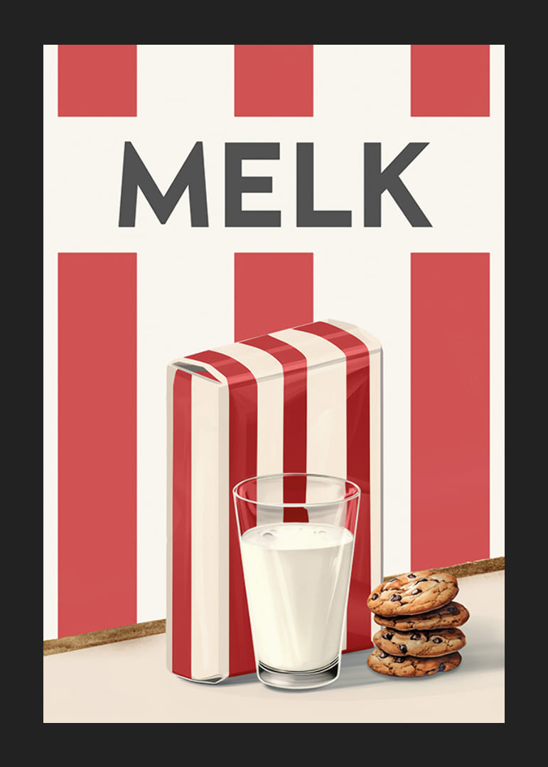 Melk Rød Poster-12