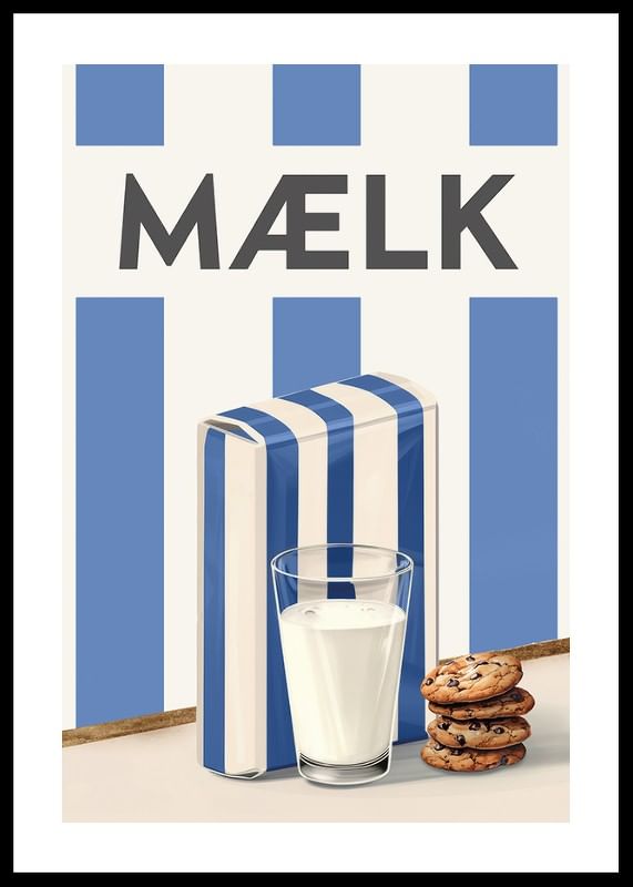 Mælk Blå Plakat-12
